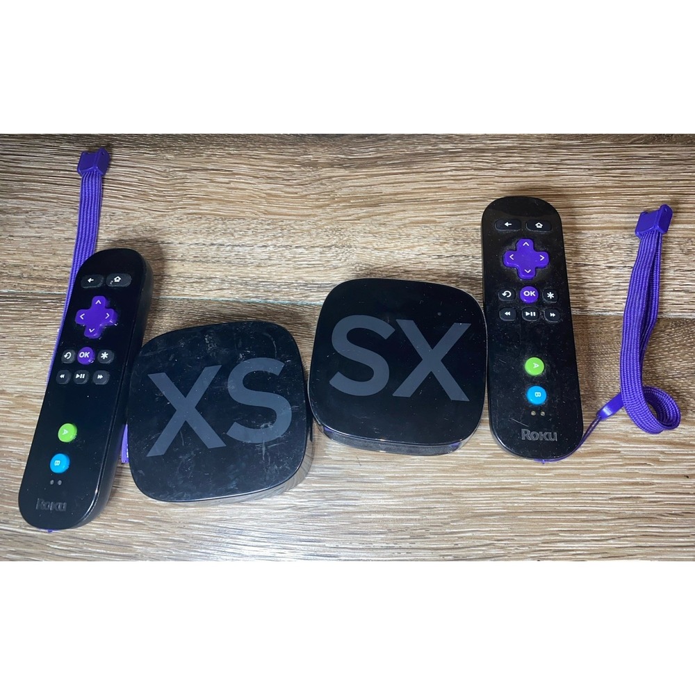 Lot Of 2 Roku 2 XS (3100X) & Roku Remote (RC41)